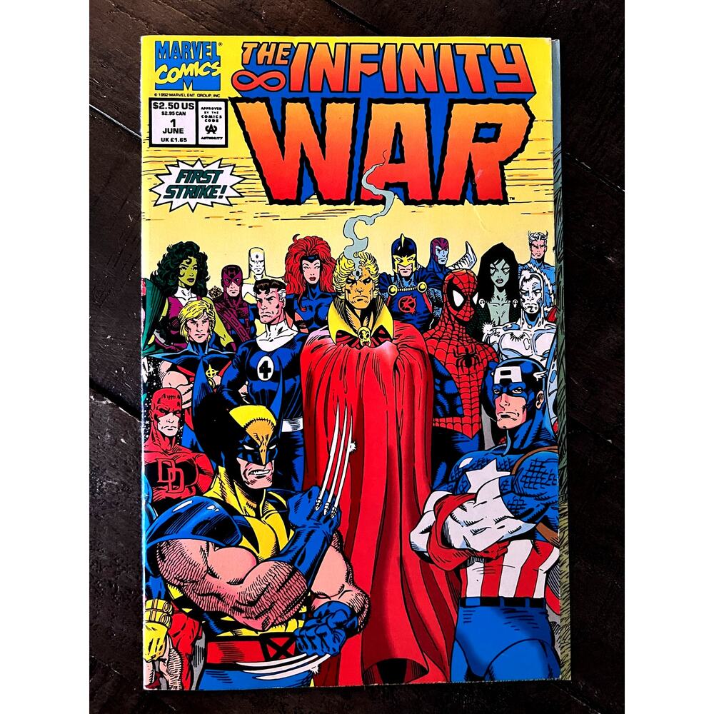 VINTAGE 1992 Marvel "THE INFINITY WAR" #1 - M - FIRST ISSUE!
